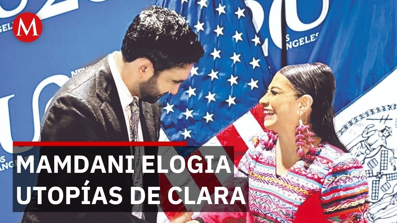 Zohran Mamdani elogia utopías de Clara Brugada en la Ciudad de México
