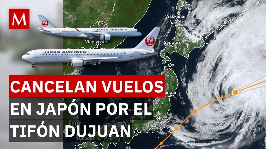 ¡Alerta en Japón! Cancelan vuelos y piden evacuar a 1.6 millones por temible tifón Dujuan