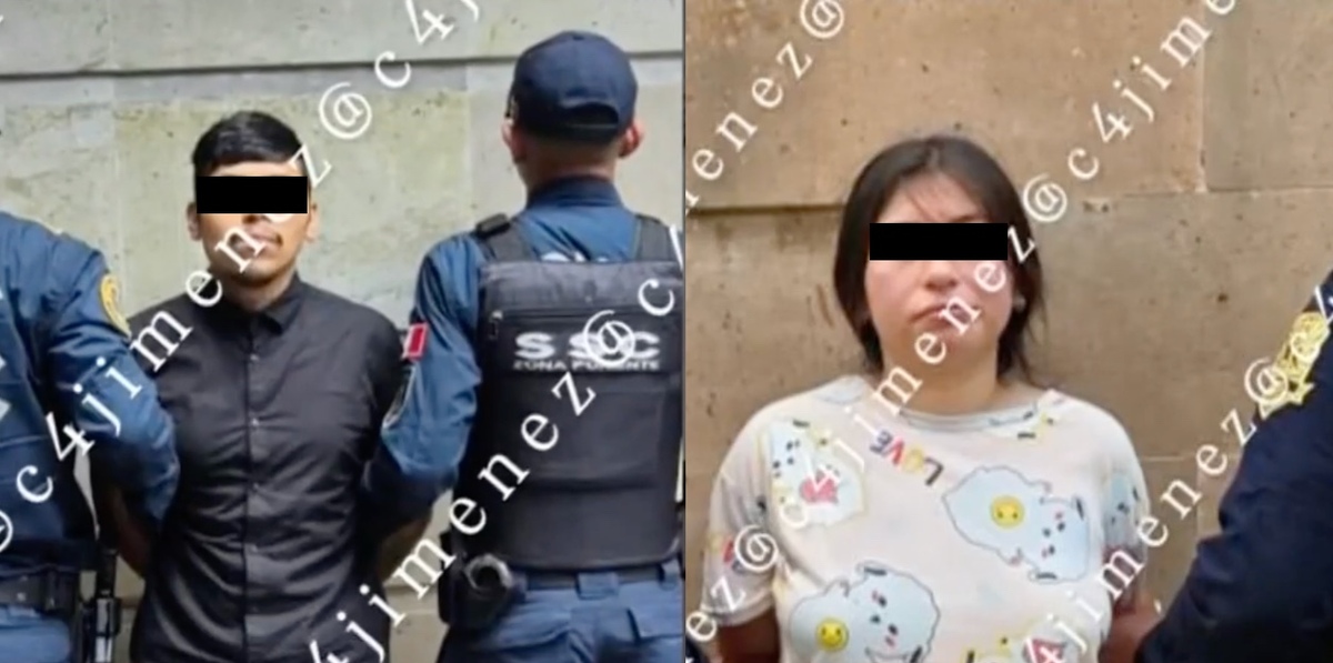 Amanda 'N' y Jonathan 'N' fueron puestos a disposición de la Fiscalía capitalina | Especial