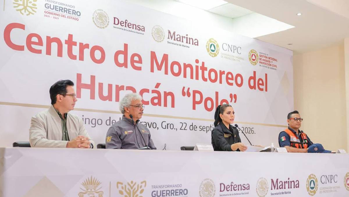 Las autoridades de Guerrero mantienen vigilancia y acciones preventivas ante el huracán Polo. | Especial