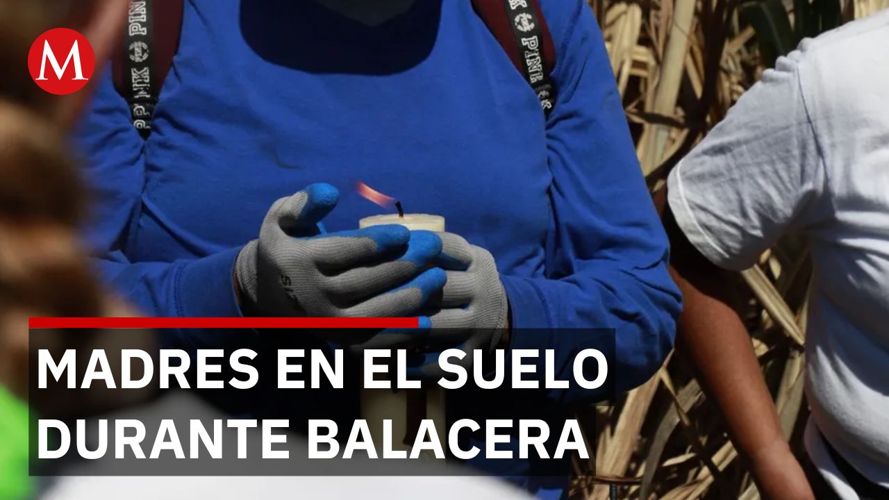 Balacera asusta a madres buscadoras en plantón frente a Fiscalía de CdMx
