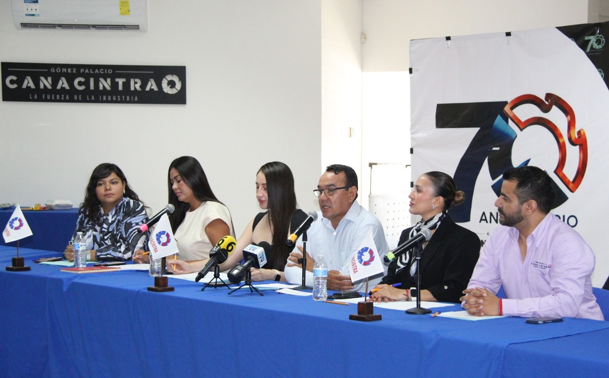 Canacintra Gómez Palacio anuncia Expo Industria y Negocios 2026. | Foto: Roberto Amaya.