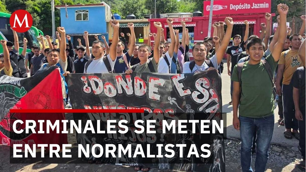 Crimen organizado se disfraza de estudiante normalista para infiltrarse en protestas