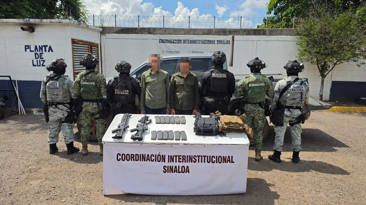 Extranjero es detenido por portar armas en Sinaloa | Foto: Manuel Aceves