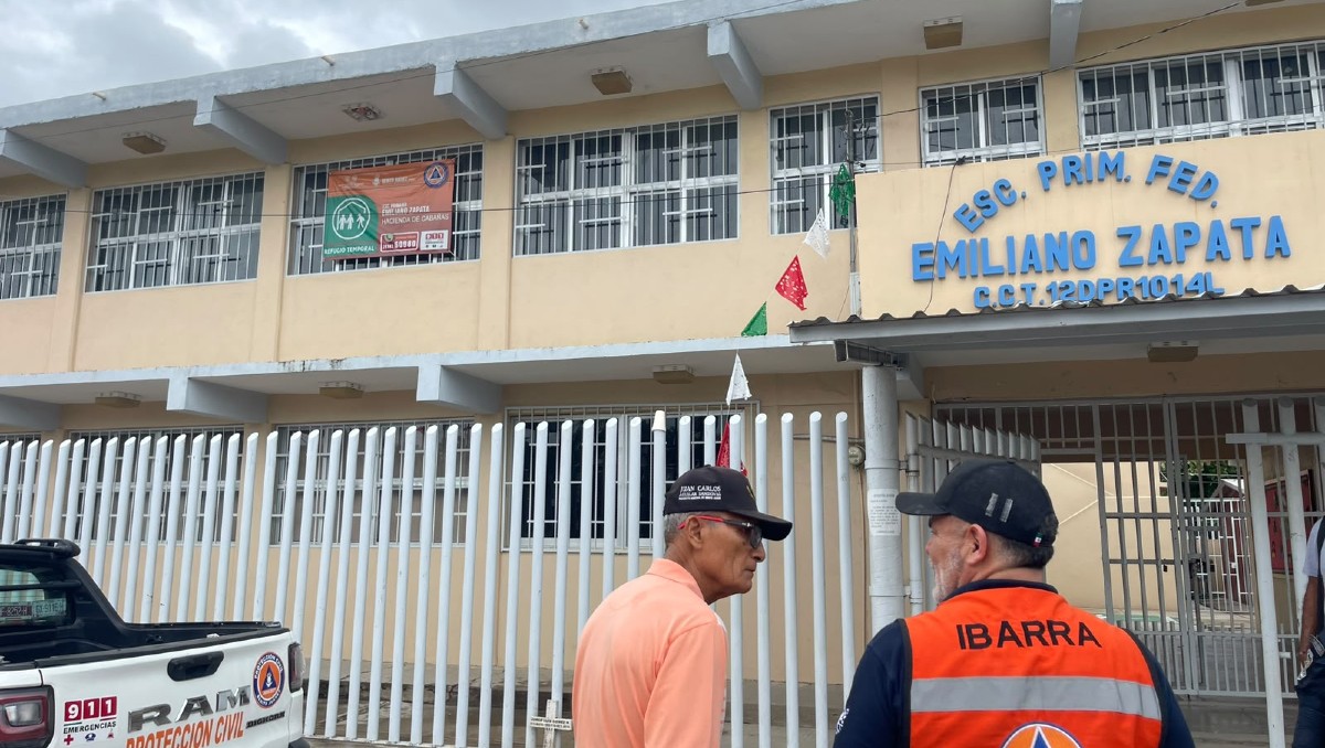 Habilitan albergues temporales en Guerrero. | Foto: Especial