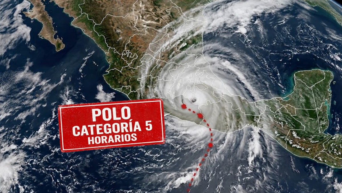 Horarios del huracán 'Polo' a lo  largo de su trayectoria | IA Discover