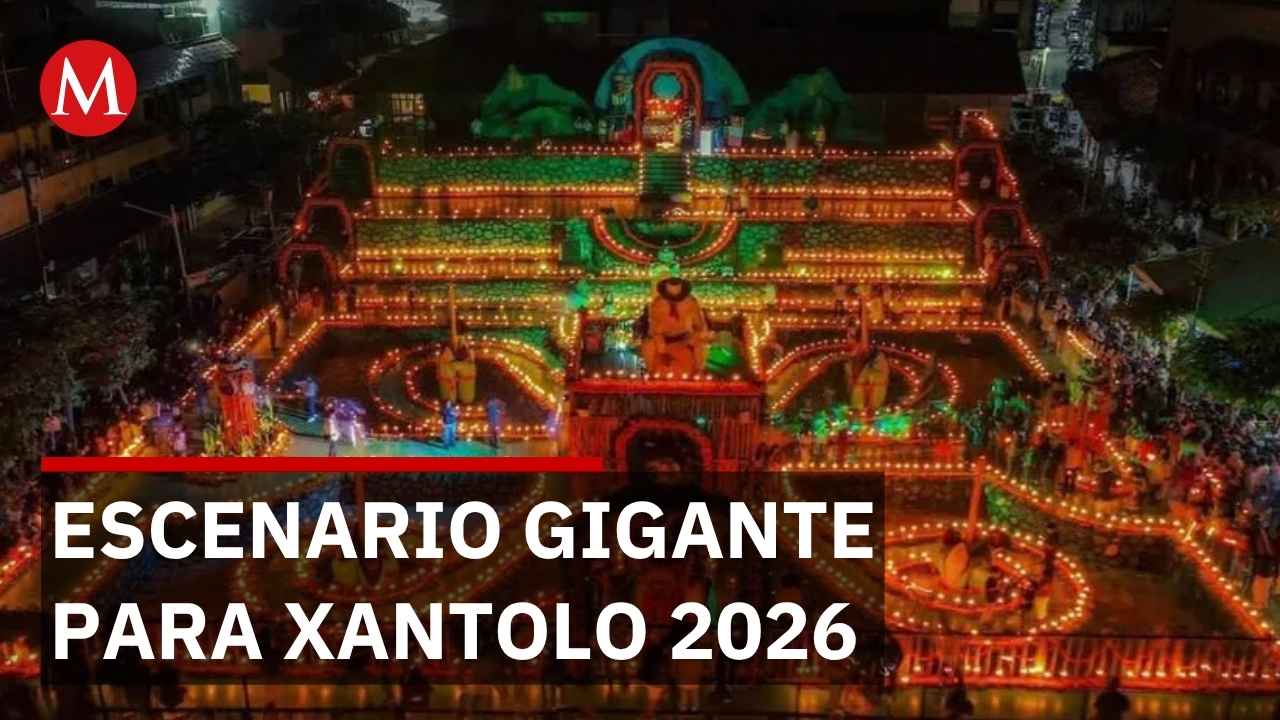 Huejutla construyen escenario monumental para celebración del Xantolo 2026