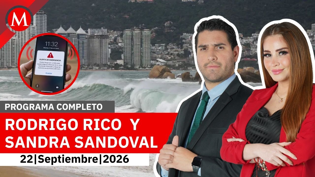 Huracán categoría 5 amenaza las costas del país | Milenio Noticias, 22 de septiembre de 2026