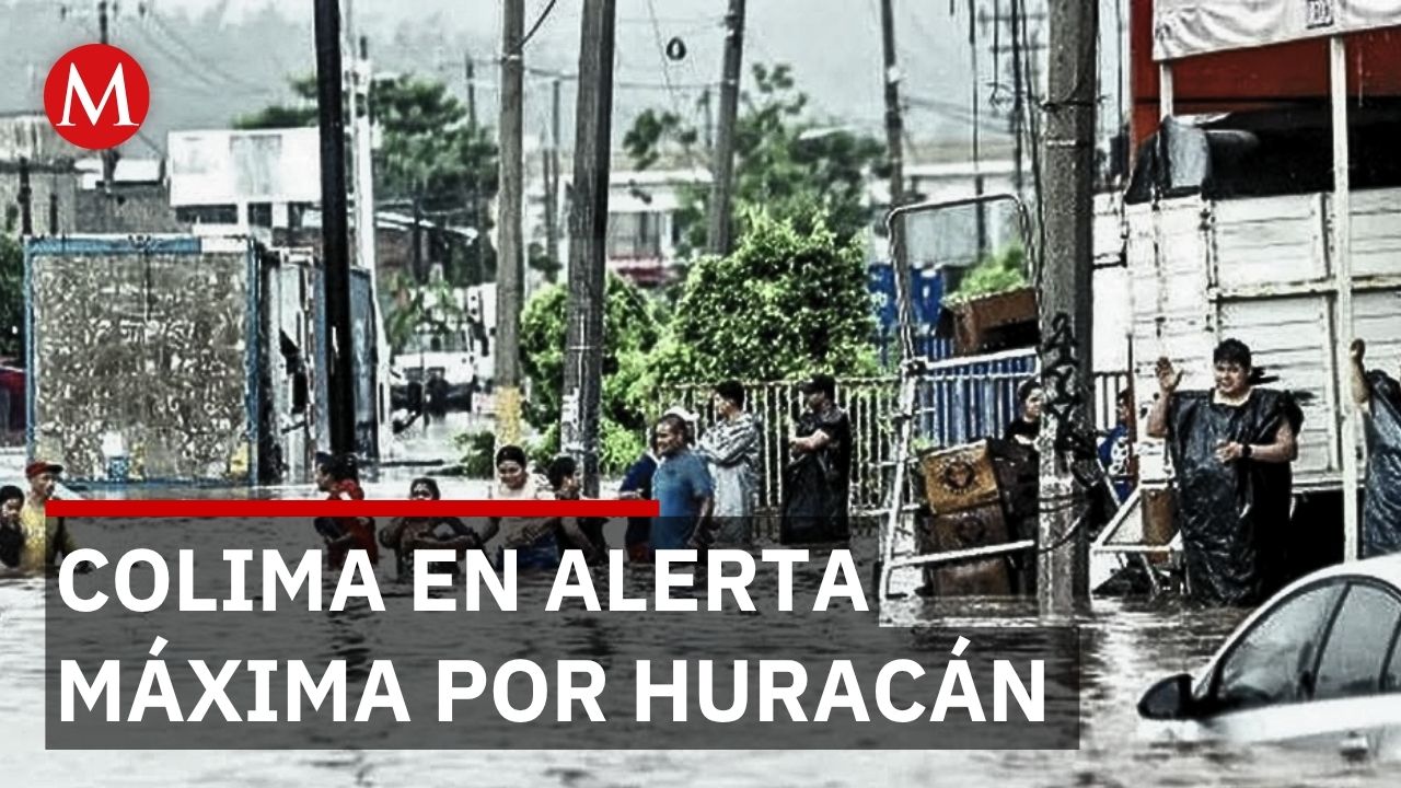 Huracán Polo amenaza playas de Colima; autoridades advierten no salir de casa