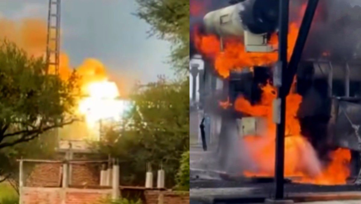 Incendio en subestación de la CFE deja cortes de luz en Irapuato | Redes sociales