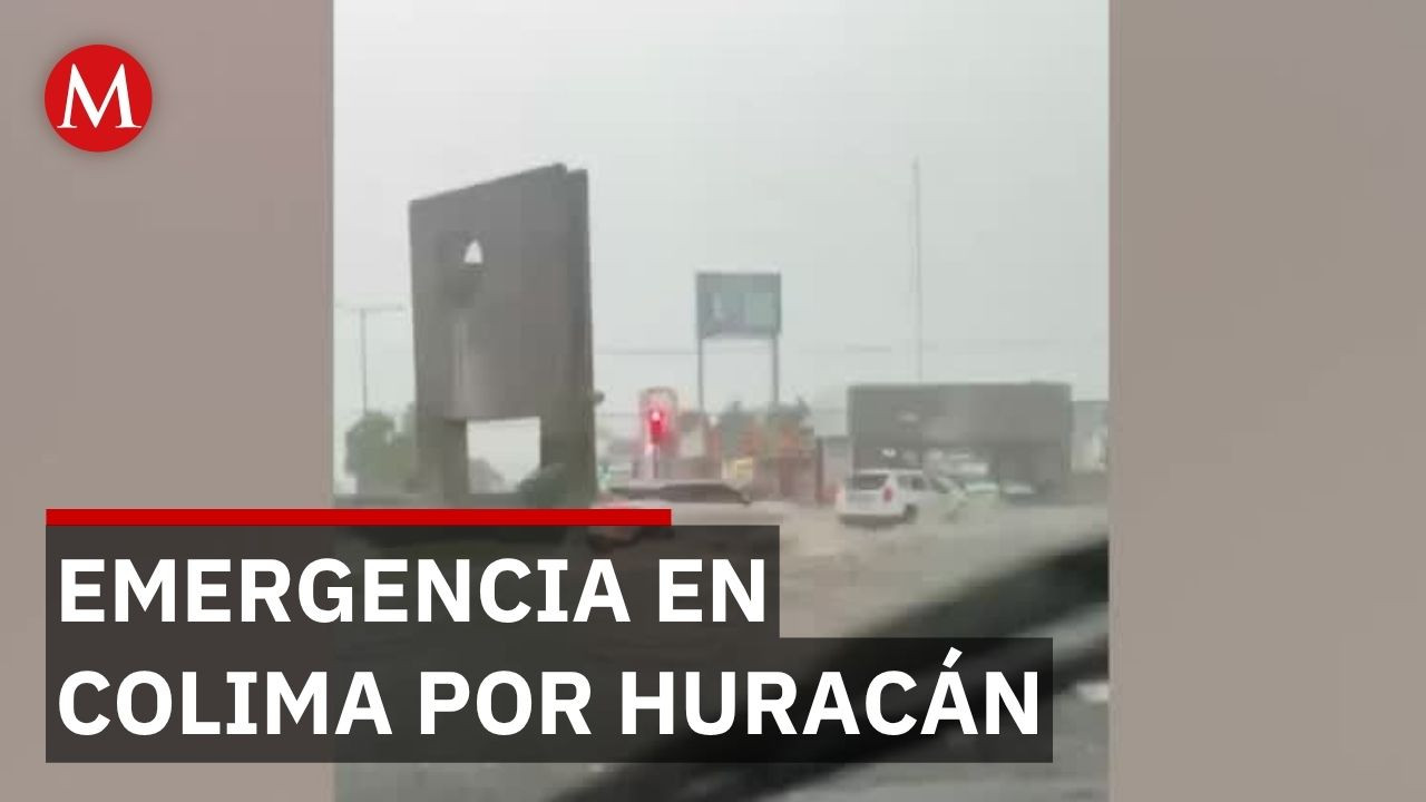 Inundaciones en Colima afectan carreteras y viviendas mientras huracán 'Polo' se intensifica