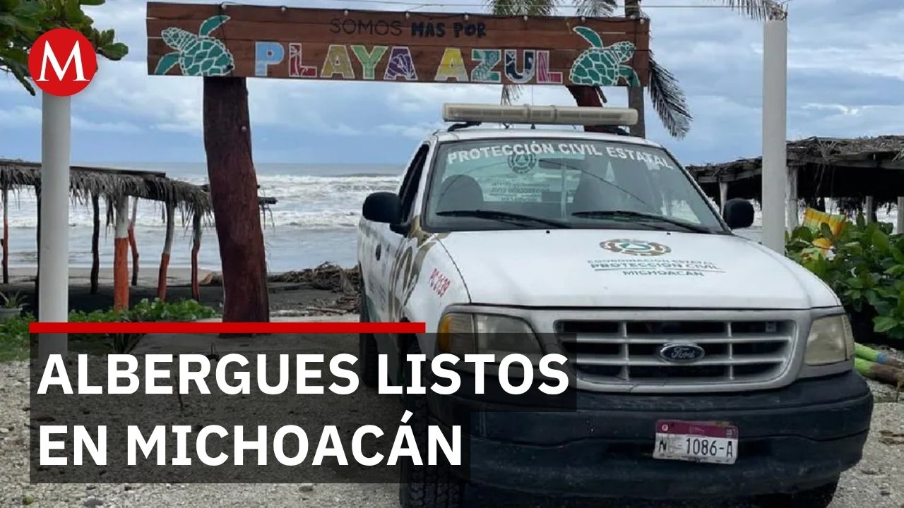 Michoacán activa 19 albergues para 6 mil personas ante llegada del huracán 'Polo'