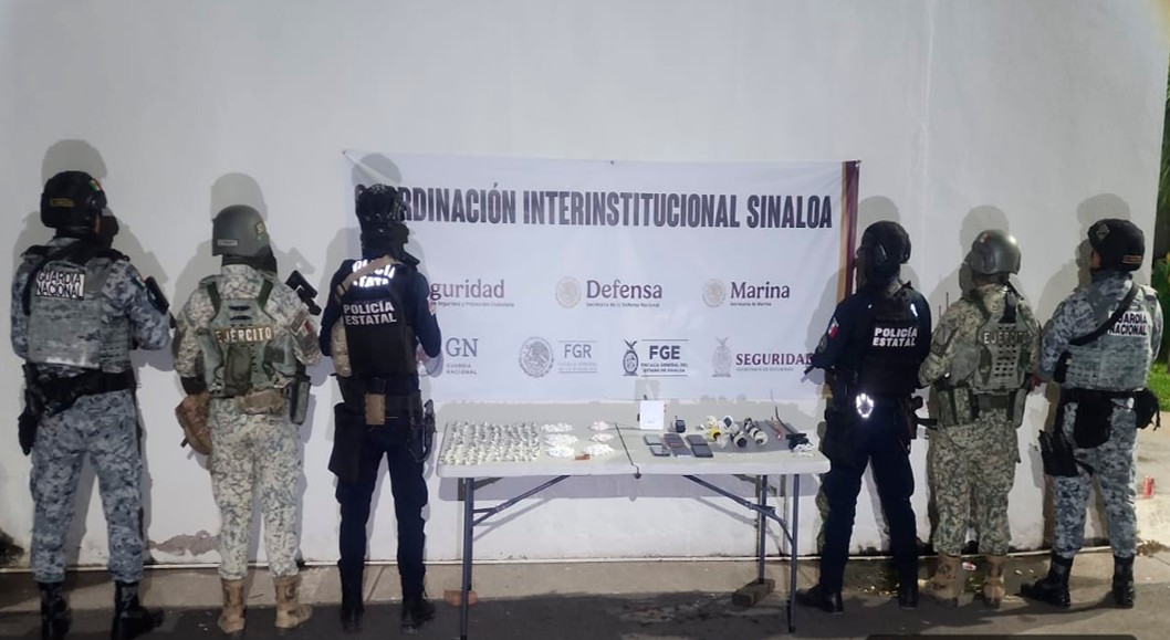 Durante un operativo en Concordia, aseguraron cuatro armas largas, cargadores, cartuchos y mil 520 dosis de mariguana. | Especial