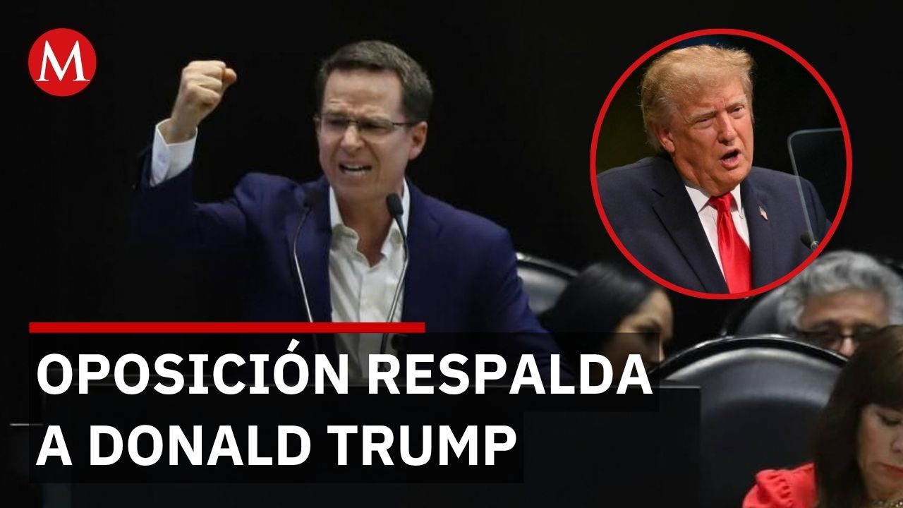 Oposición apoya acusaciones de Donald Trump sobre narcotráfico en México