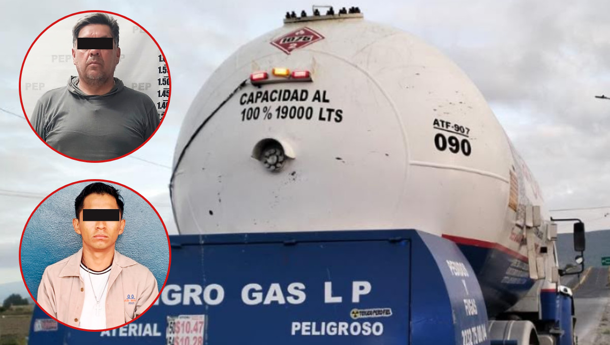 Dos pipas con 27 mil 900 litros de gas LP son aseguradas en Tepeaca | Especial