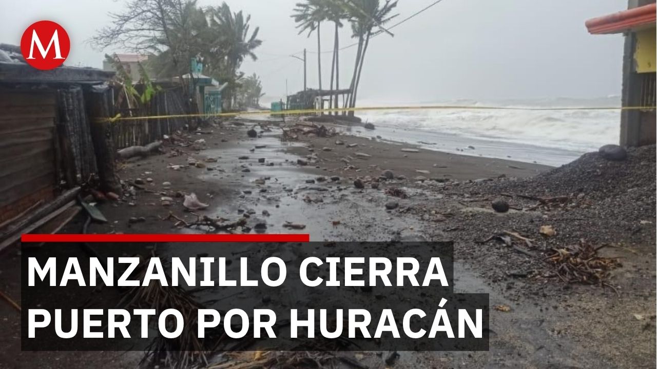 Puerto de Manzanillo cierra por huracán Polo ante intensificación de vientos