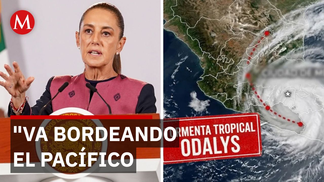Sheinbaum emite aviso por avance del Huracán 'Polo' en Jalisco