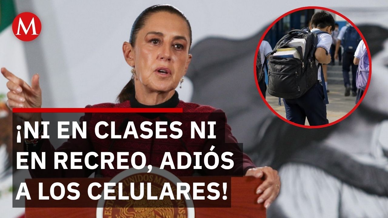 Sheinbaum prohíbe celulares en escuelas a partir de noviembre