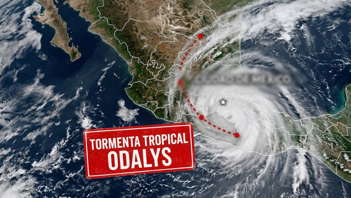 Tormenta Tropical 'Odalys' en el Pacífico Mexicano | IA Discover