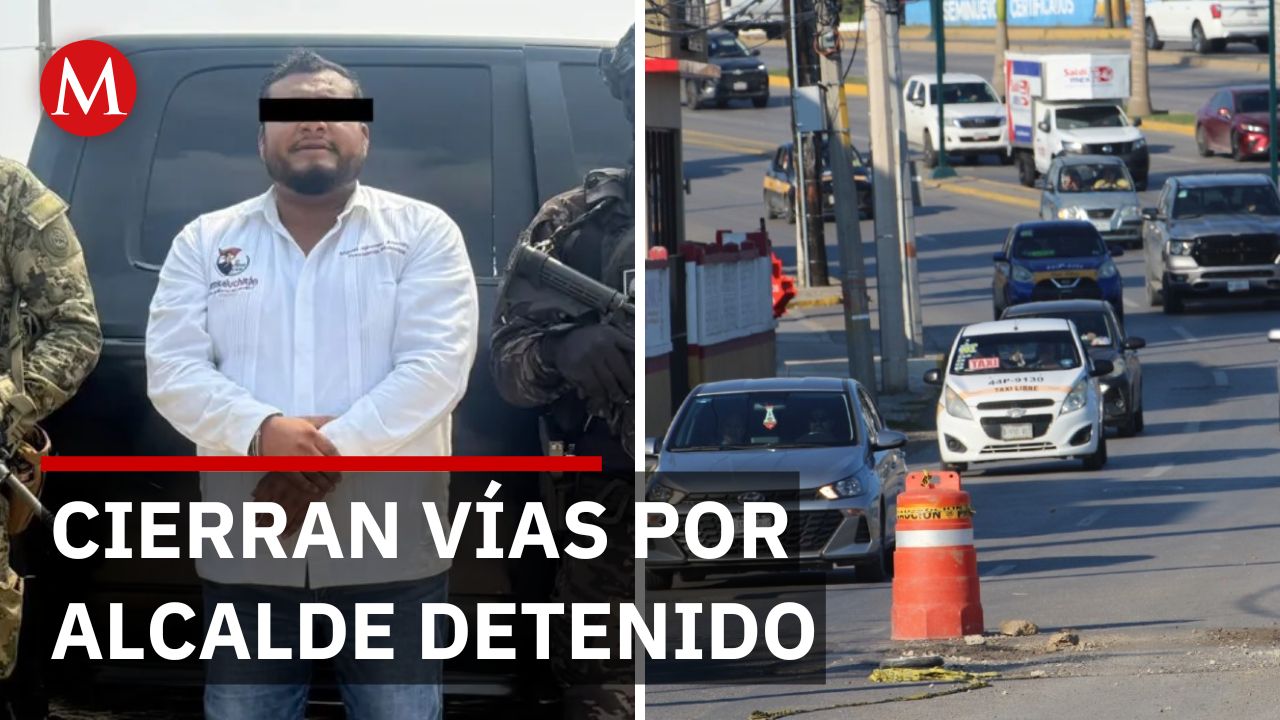Alcalde detenido por extorsión en Oaxaca; ciudadanos bloquean carreteras en su defensa