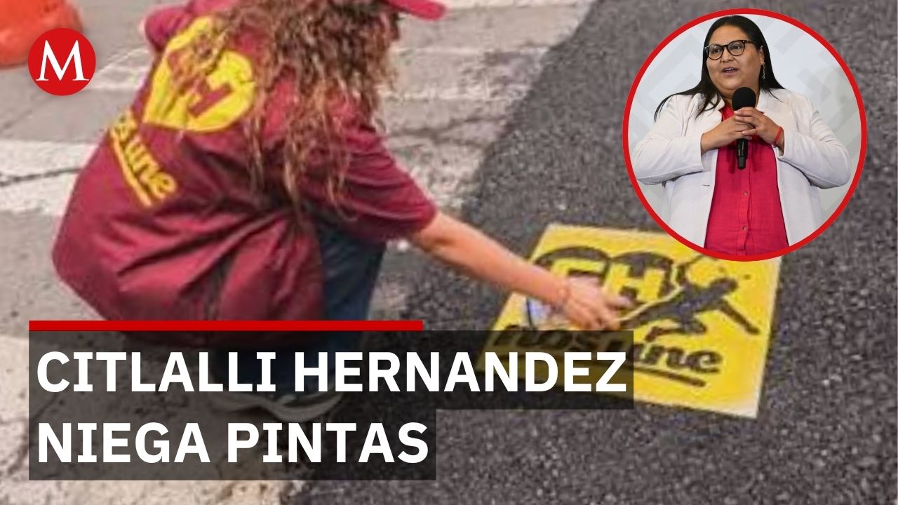 Citlali Hernández niega campaña anticipada pero aparecen pintas con su logo