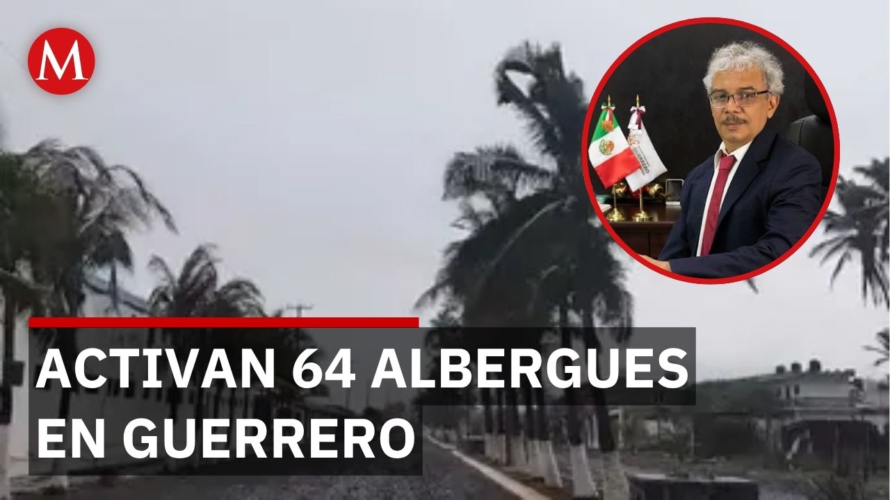 Guerrero activa 64 albergues ante oleaje de 8 metros pero ciudadanos permanecen en sus casas