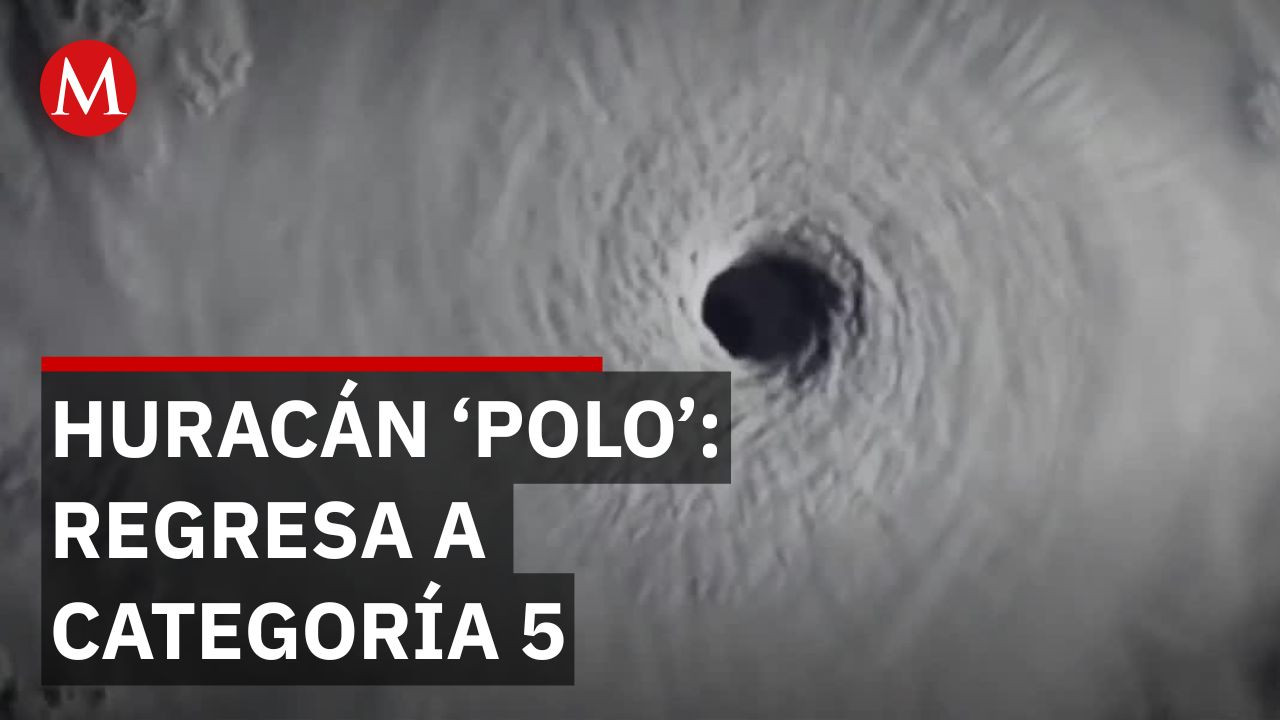 Huracán Polos categoría 5 amenaza con inundaciones y deslaves en Michoacán y Guerrero