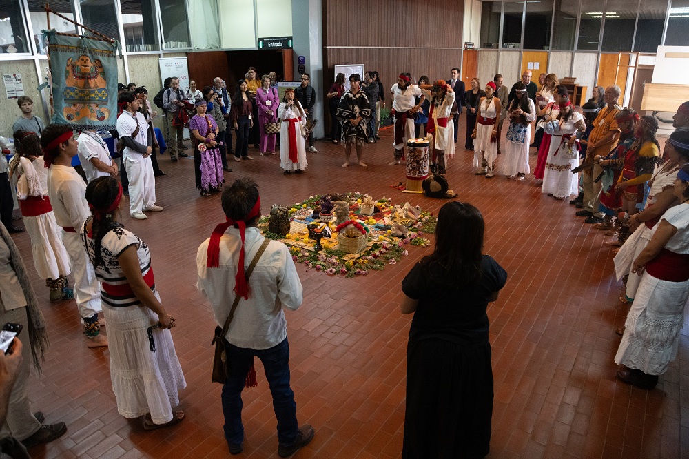 Inauguración del Simposio Internacional de Códices Mesoamericanos. (Foto: Especial)