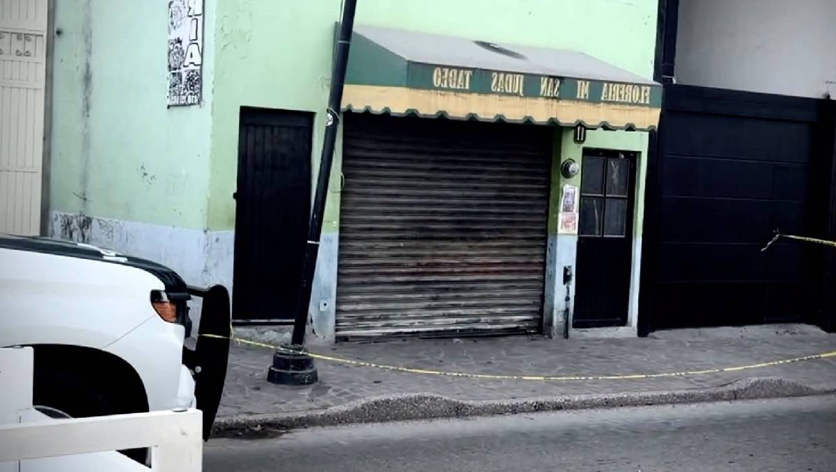 La zona fue acordonada por elementos de seguridad | Cortesía