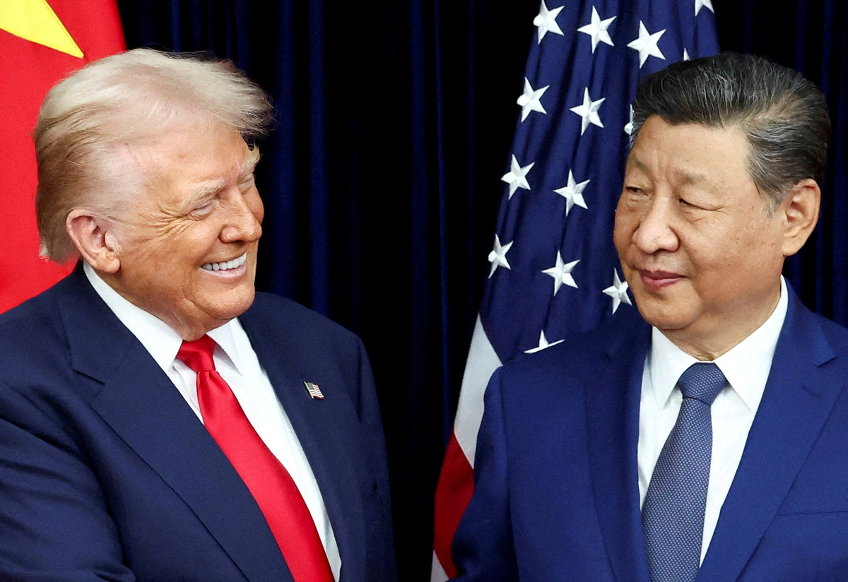 El presidente de Estados Unidos, Donald Trump, y el presidente de China, Xi Jinping en reunión del 2025. | Reuters