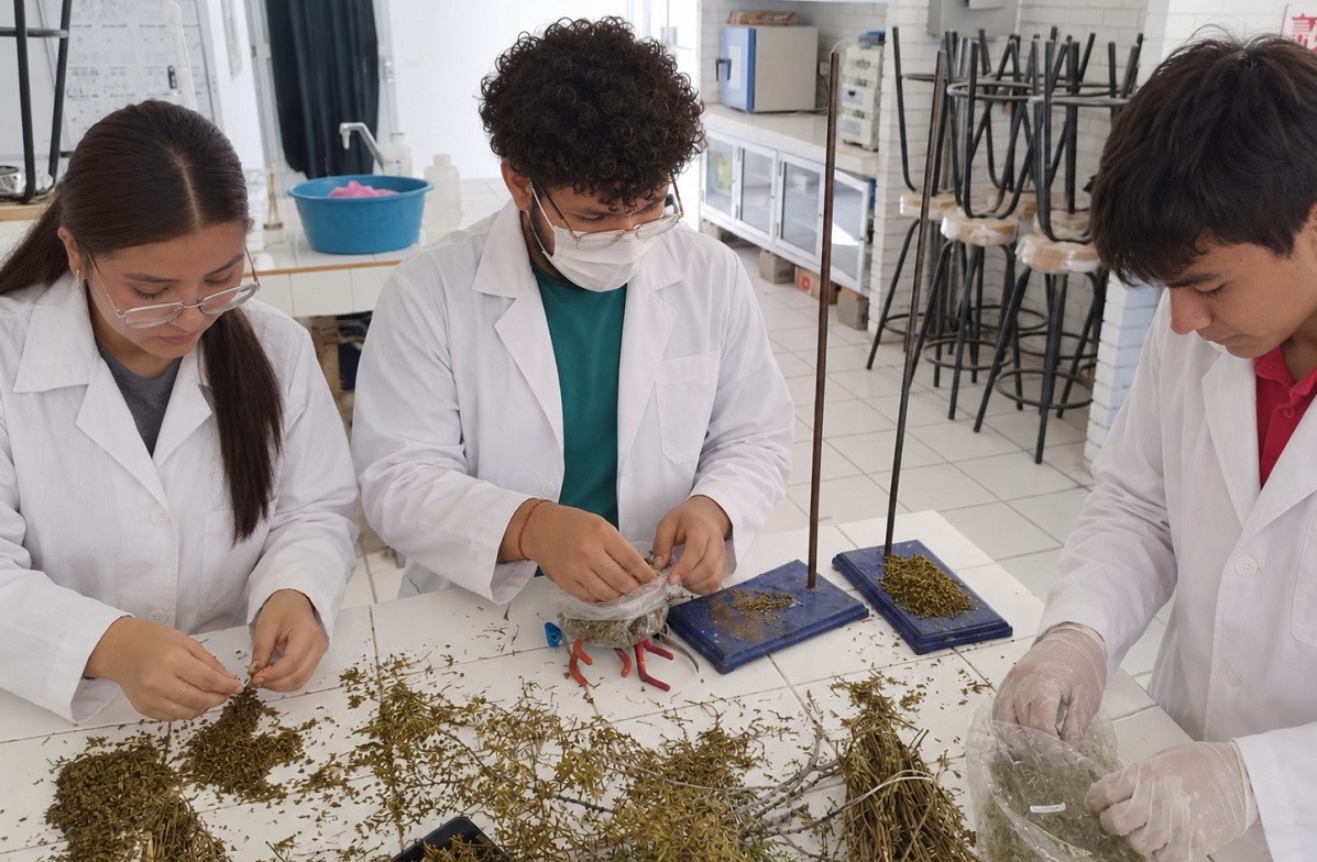 El proyecto nació de una investigación ante el interés por aprovechar científicamente un recurso natural de la región. (fotografía del CECyTED 09)