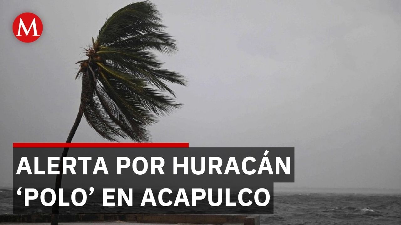 Puertos de Acapulco y Zihuatanejo cerrados por olas de 9 metros del huracán 'Polo'
