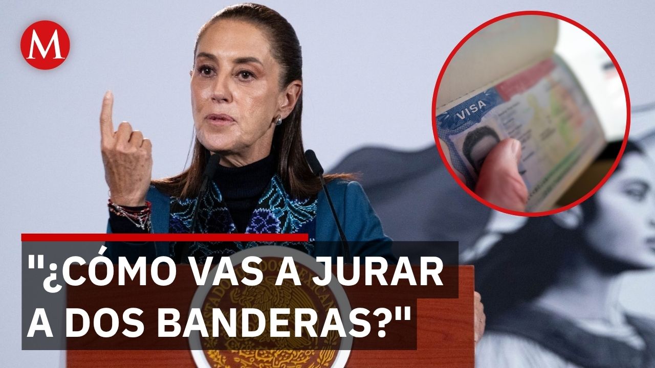 Sheinbaum cuestiona voto contra doble nacionalidad: "Le juras a un solo pueblo"
