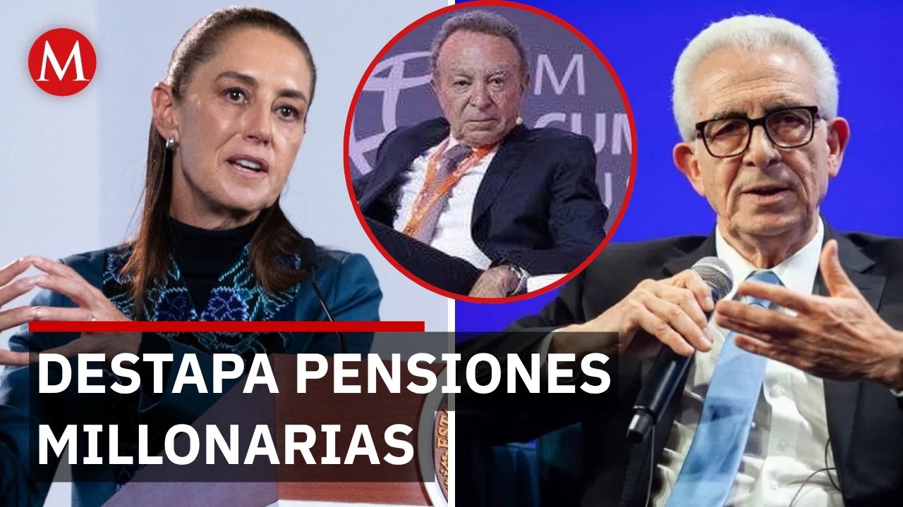 Sheinbaum exhibe pensiones millonarias de Zedillo y Ortiz en Banxico