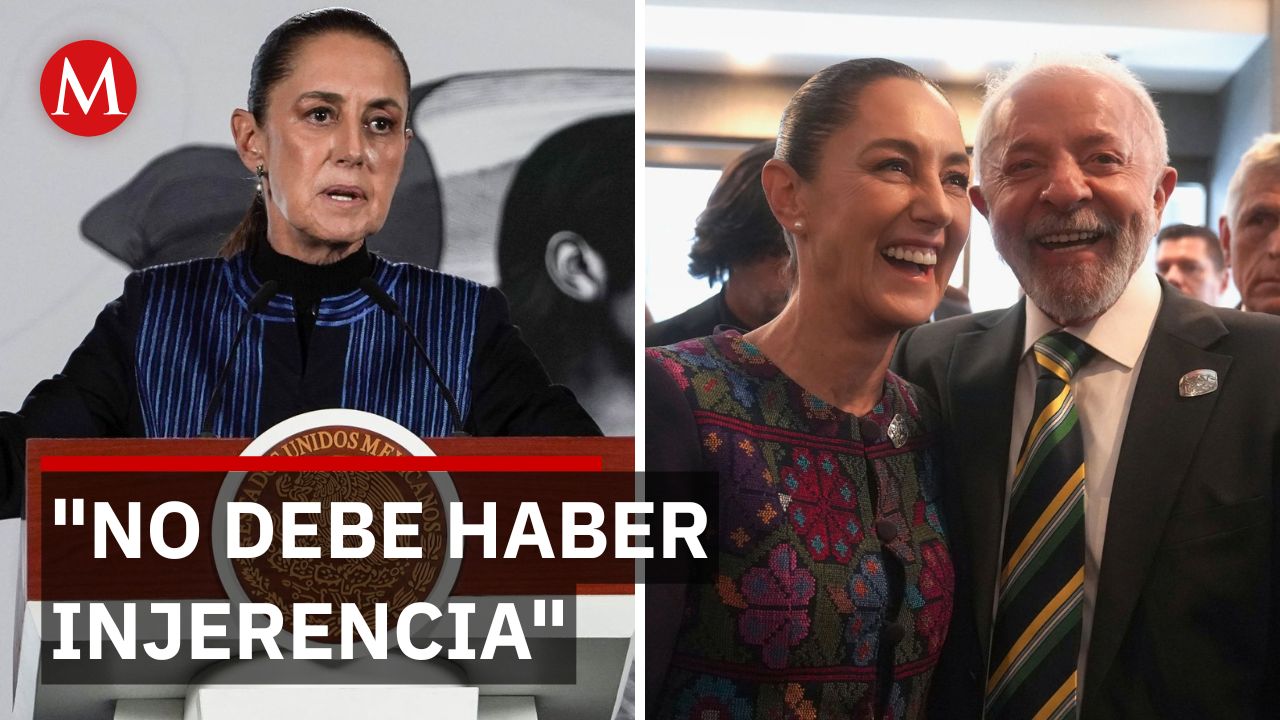 Sheinbaum exige frenar injerencia extranjera en elección de Brasil