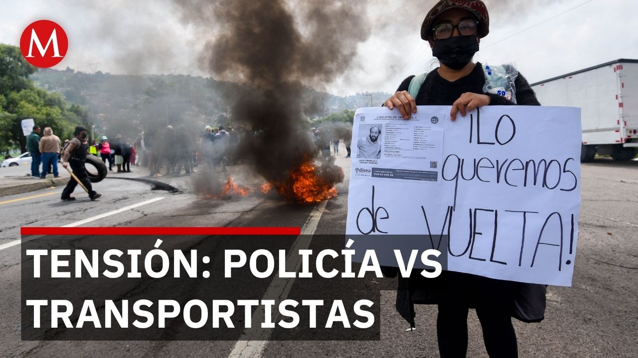 Transportistas atrapados mientras policía estatal libera carreteras bloqueadas en Oaxaca