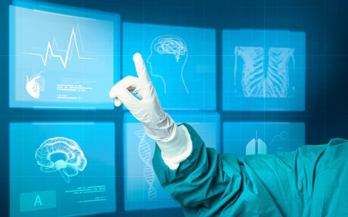 Utilizan ia para registrar parámetros fisiológicos y procesar los datos de pacientes. | Magnific