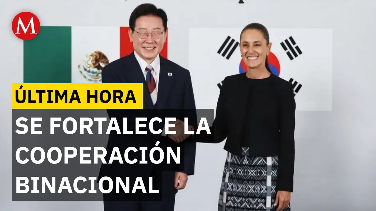 Claudia Sheinbaum y Lee Jae-Myung acuerdan fortalecer cooperación binacional