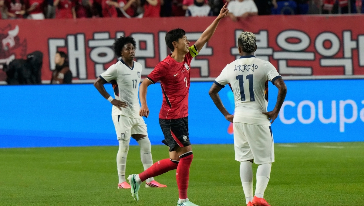 Corea del Sur golea a Ecuador en el debut del entrenador Marcelo Gallardo (AP)