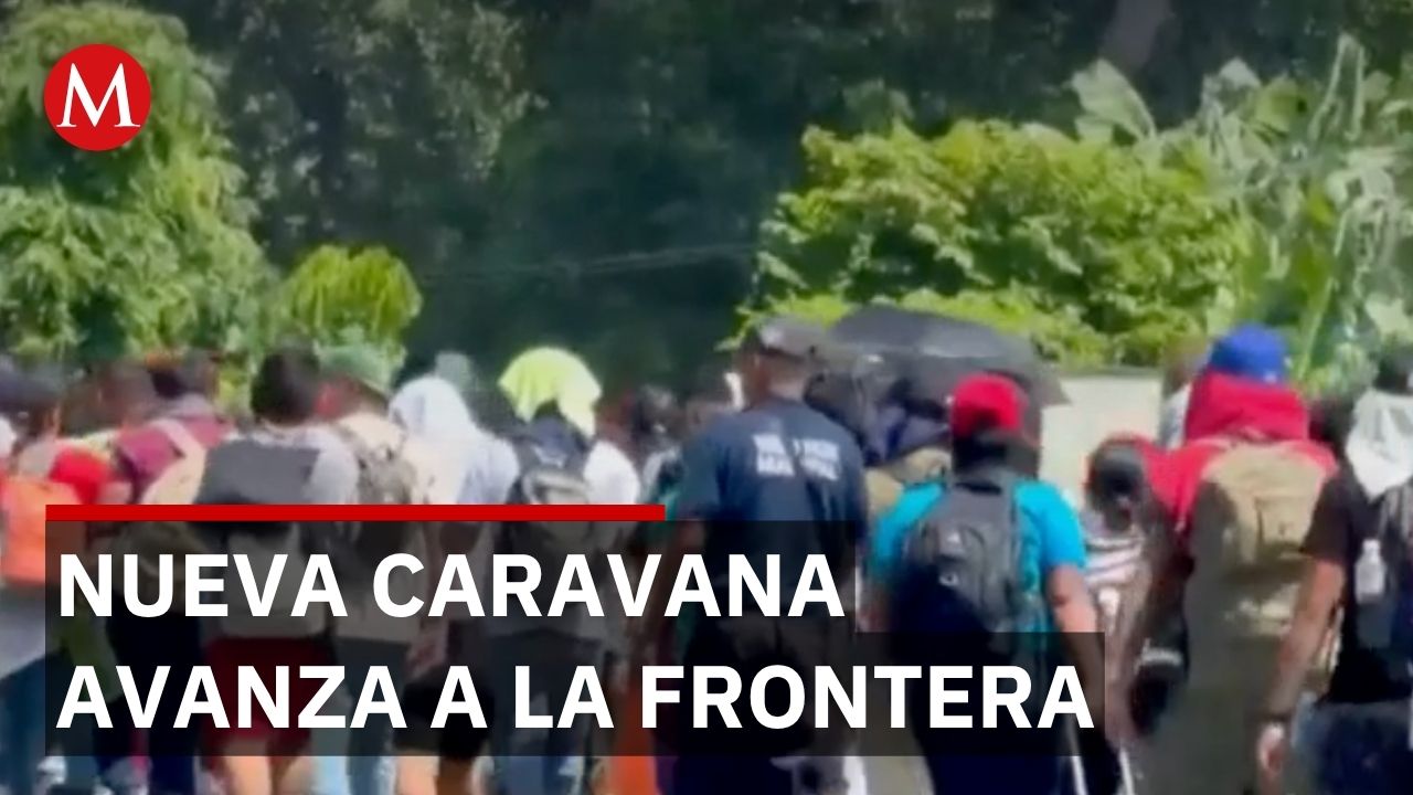 Familias y madres con bebés ingresan a México en caravana migrante desde Honduras