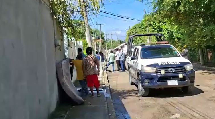 Hombre muere electrocutado en calles de Veracruz. | Foto: Captura de pantalla