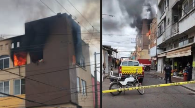 El humo alarmó a vecinos que llamaron a emergencias. | Redes Sociales