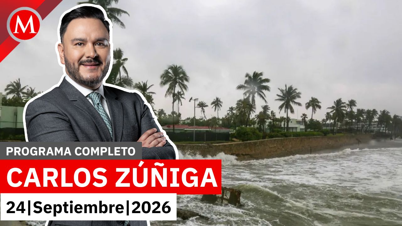 El huracán 'Polo' se alejará de la costa mexicana | Carlos Zúñiga, 24 de septiembre de 2026