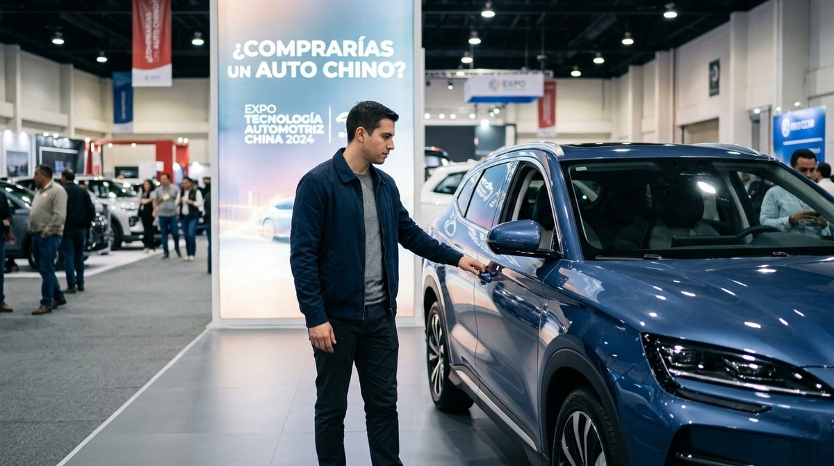 La llegada de los autos chinos ha movido completamente el mapa de ventas en México y el mundo. | Foto: Generada con IA