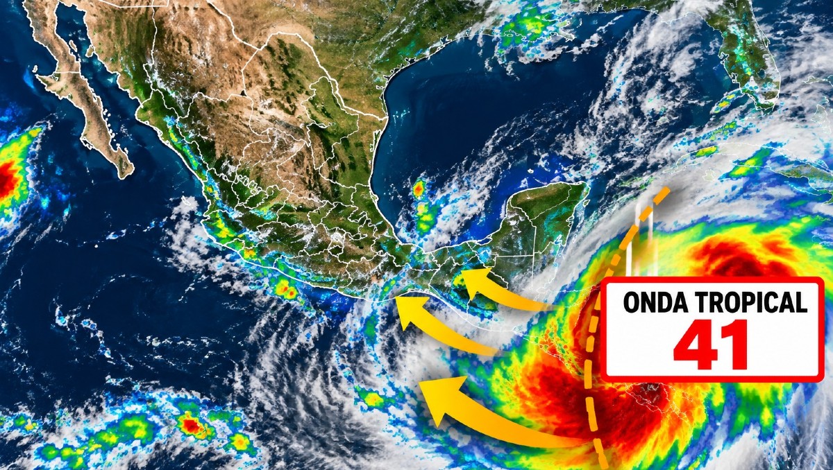 Onda Tropical 41 avanza en el sur de México | IA Discover