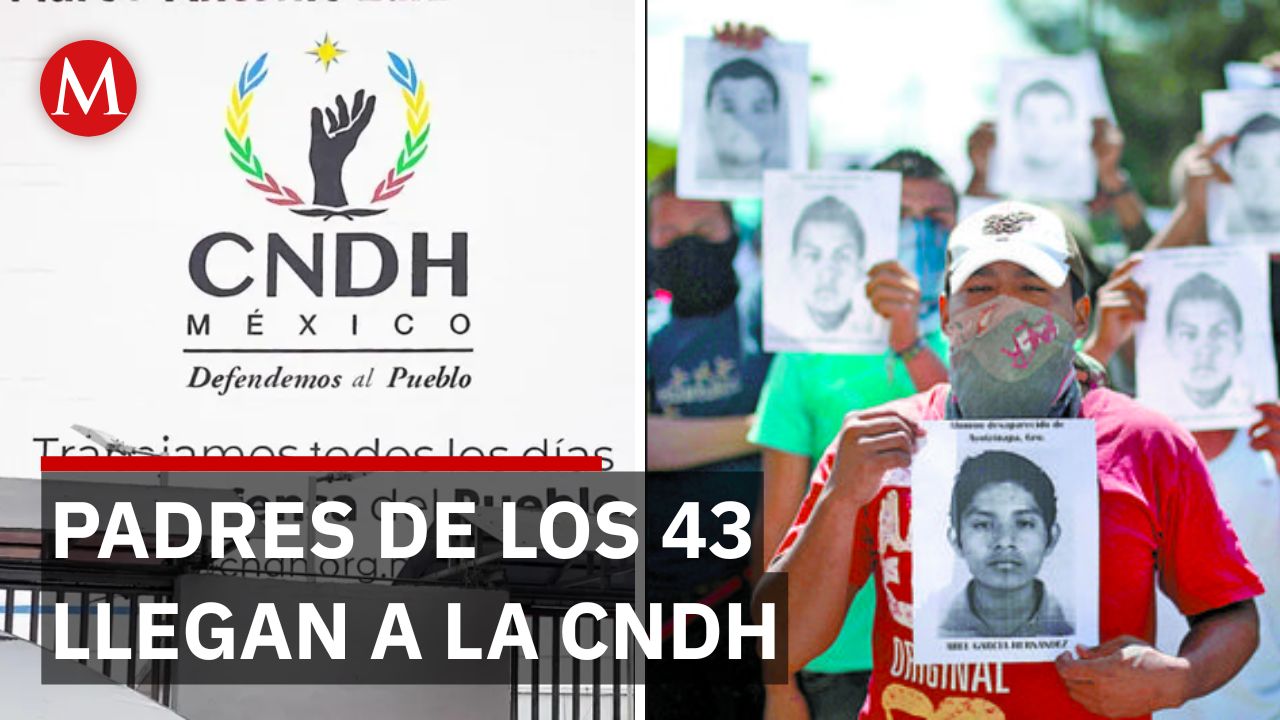 Padres de Ayotzinapa llegan a CdMx; exgobernador detenido tras 12 años del caso de los 43