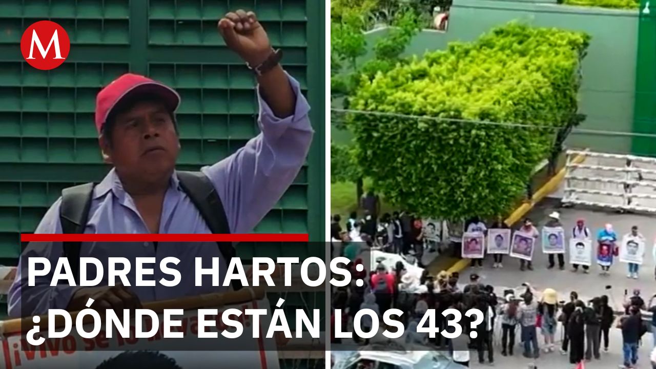 Padres de los 43 ya están hartos de marchar sin respuestas por 12 años