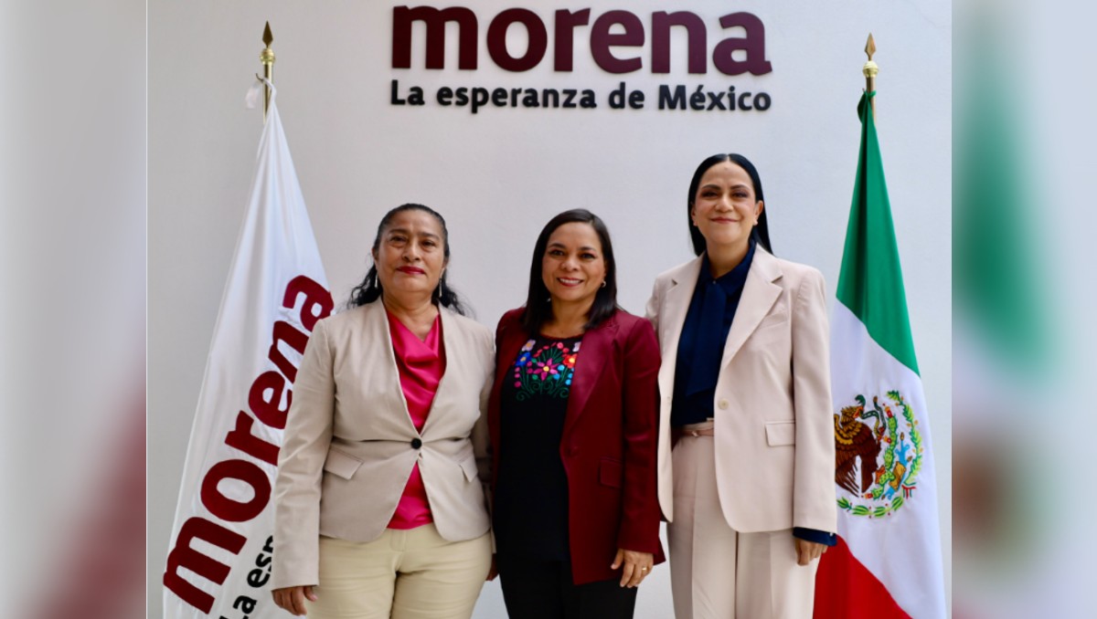 La presidenta nacional de Morena se reunió con las aspirantes Beatriz Mojica y Abelina López. | Foto: Instagram