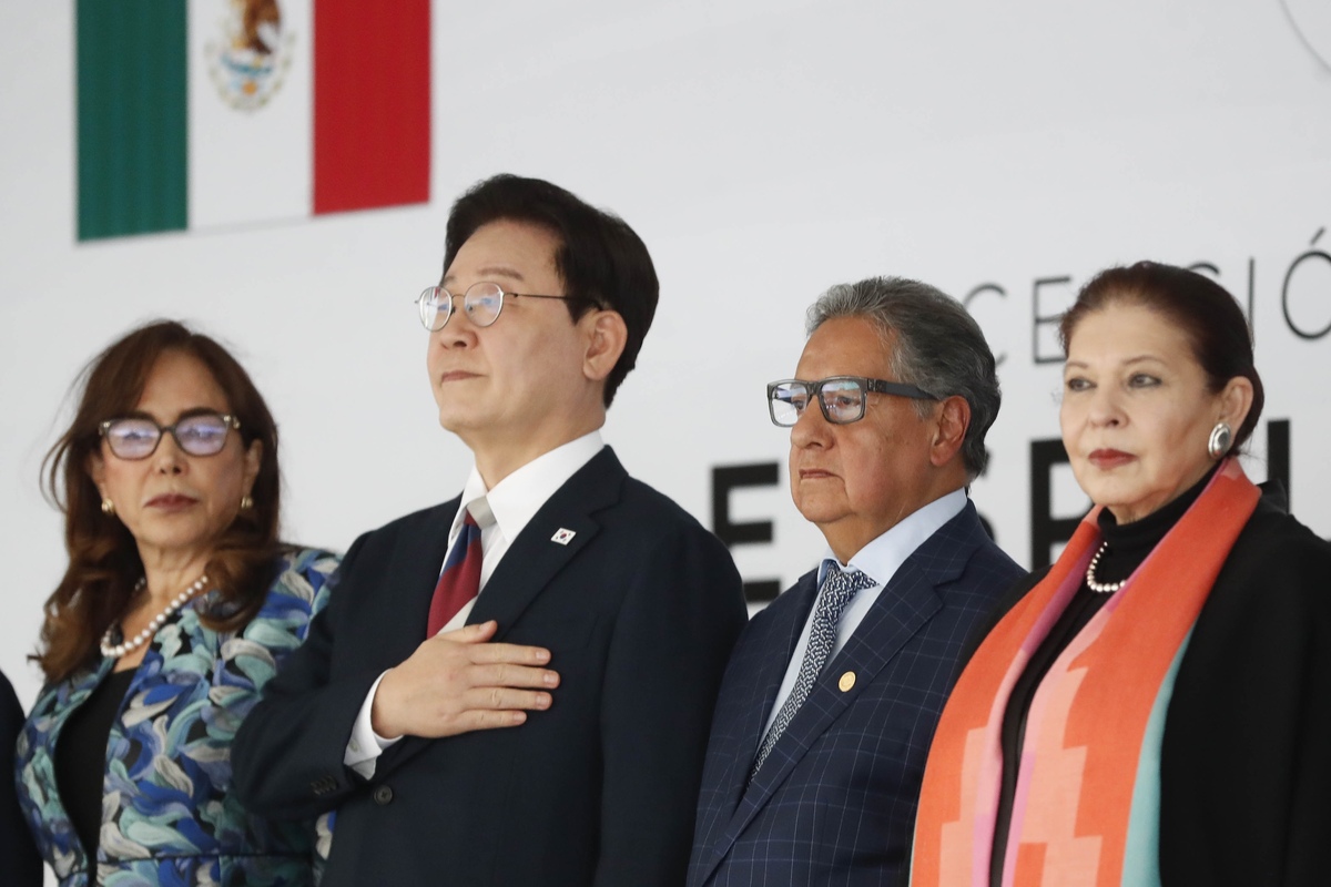 El presidente surcoreano Lee Jae-Myung estuvo en el Senado de la República. | Foto: Especial