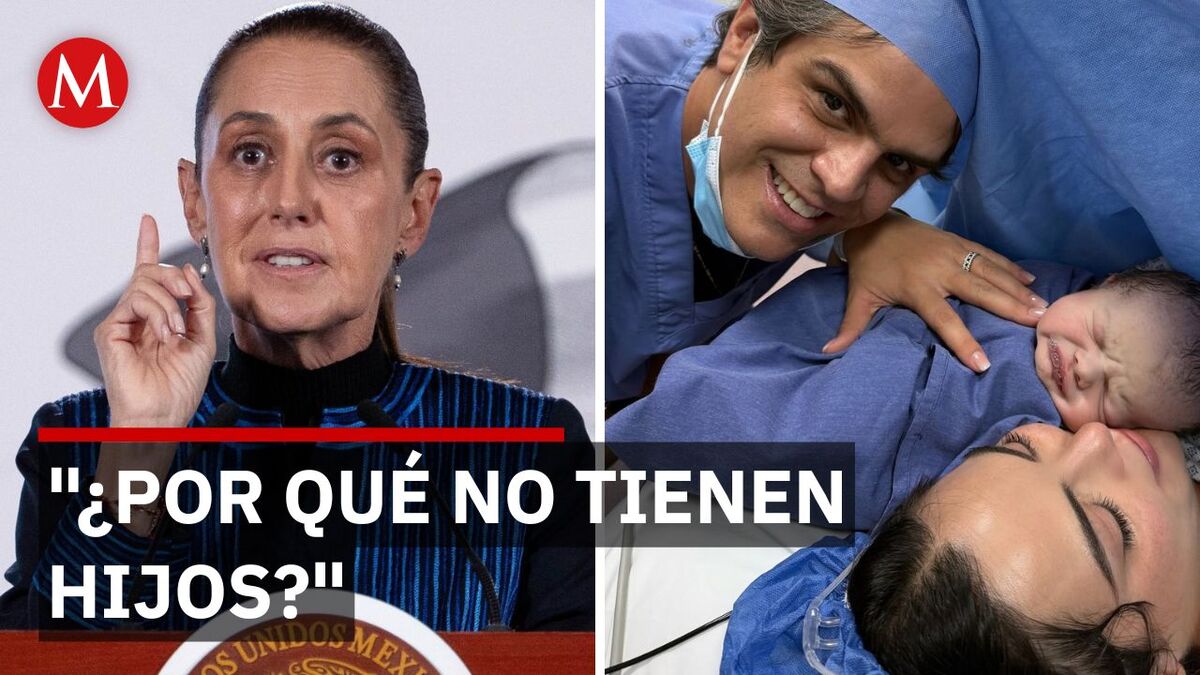Sheinbaum alerta por histórica caída de natalidad en México; ¿DINERO por hijos?